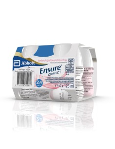 Ensure Compact Fragola 4 Bottiglie da 125 ml
