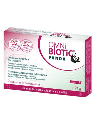 Omni Biotic Panda Integratore Probiotico 7 Bustine da 3 g