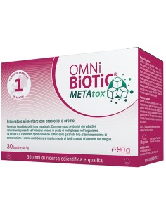 Omni Biotic Metatox Integratore Probiotico con Cromo 30 Bustine da 3 g