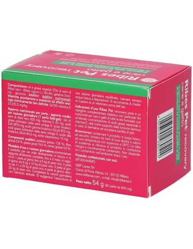 RIBES PET RECOVERY BLISTER 60 PERLE