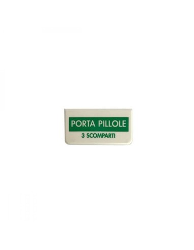 PORTAPILLOLE 3 SCOMPARTI