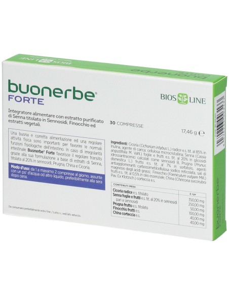BUONERBE FORTE 30 COMPRESSE BIOSLINE