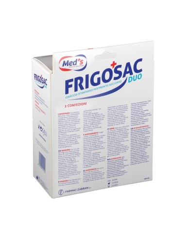 FRIGOSAC GHIACCIO ISTANTANEO CON ASTUCCIO 2 PEZZI