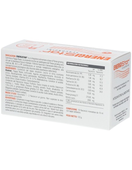 ENERGISTAR 10 FLACONCINI MONODOSE 10 ML