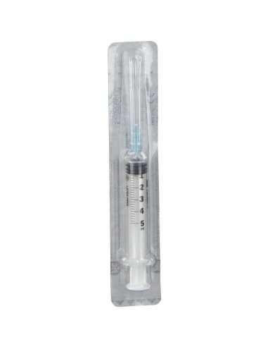SIRINGA PIC 5 ML AGO GAUGE 23X1,25 CONO LUER CENTRALE 1 PEZZO