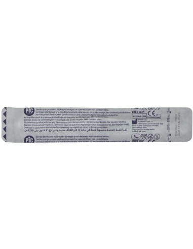 SIRINGA PIC 5 ML AGO GAUGE 23X1,25 CONO LUER CENTRALE 1 PEZZO