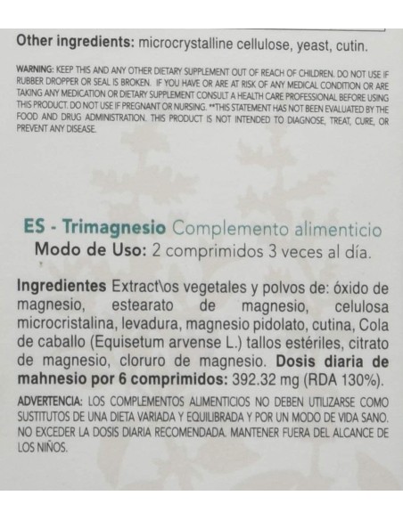 ECOSOL TRIMAGNESIO 60 COMPRESSE