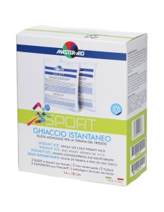 GHIACCIO ISTANTANEO MASTER-AID SPORT PER TERAPIA DEL FREDDO 2 PEZZI