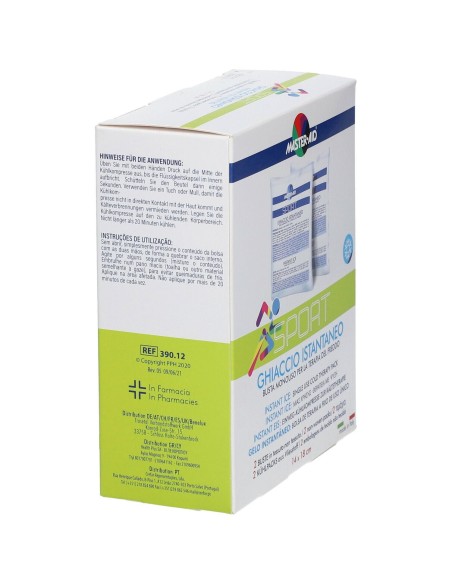 GHIACCIO ISTANTANEO MASTER-AID SPORT PER TERAPIA DEL FREDDO 2 PEZZI