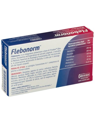 FLEBONORM 30 COMPRESSE