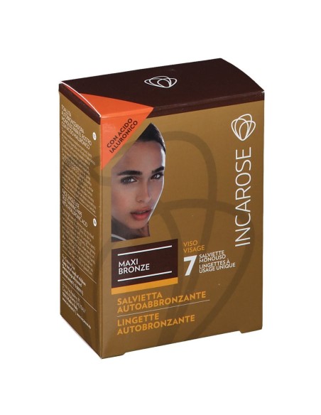 INCAROSE MAXI BRONZE 7 SALVIETTINE AUTOABBRONZANTI