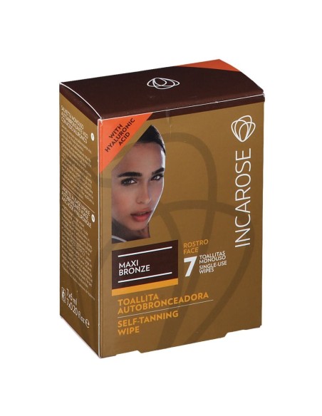 INCAROSE MAXI BRONZE 7 SALVIETTINE AUTOABBRONZANTI