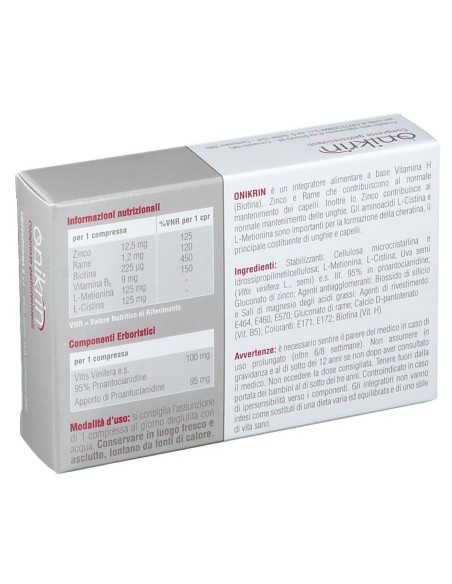 ONIKRIN 30 COMPRESSE