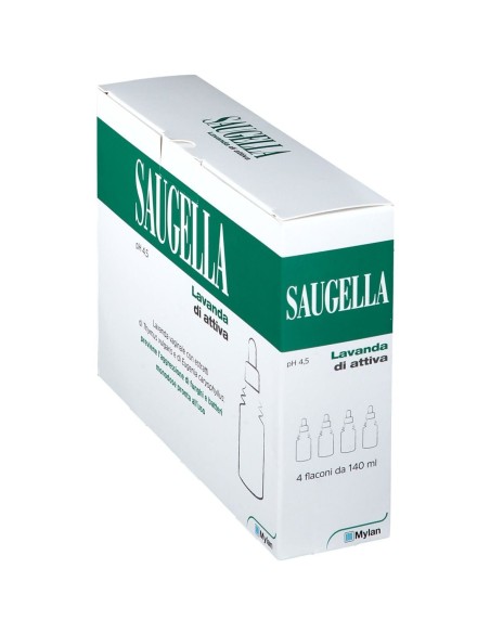 SAUGELLA LAVANDA VAGINALE ATTIVA 140 ML 4 PEZZI