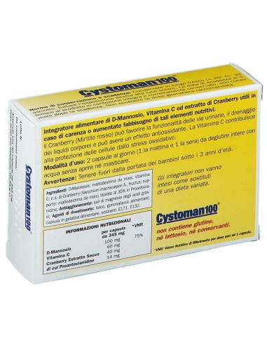 CYSTOMAN 100 30 CAPSULE