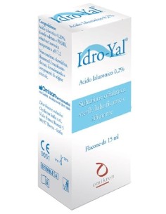 IDRO YAL SOLUZIONE OFTALMICA LUBRIFICANTE IDRATANTE ACITO IALURONICO 0,2% 15 ML
