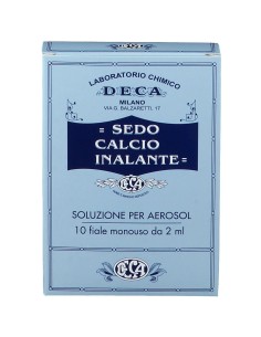 SEDO CALCIO INALANTE SOLUZIONE AEROSOL 10 FIALE 2 ML