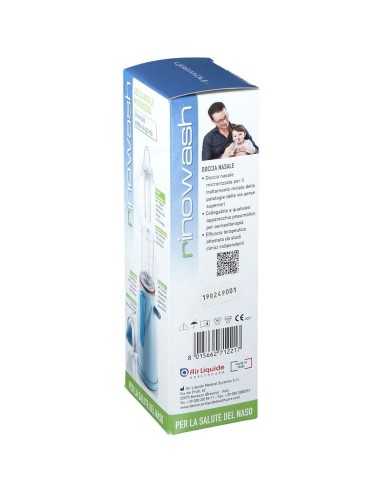 AEROSOL PER ALTE VIE RESPIRATORIE RINOWASH COLORE AZZURRO CON CAMPANA UNIVERSALE