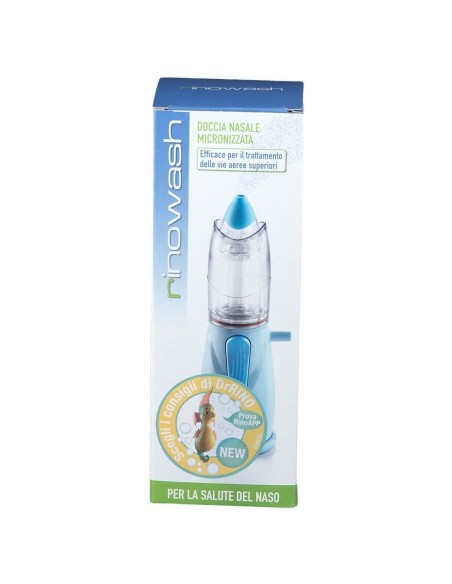 AEROSOL PER ALTE VIE RESPIRATORIE RINOWASH COLORE AZZURRO CON CAMPANA UNIVERSALE