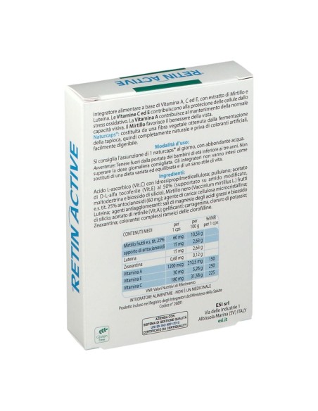 ESI RETIN ACTIVE 20 CAPSULE