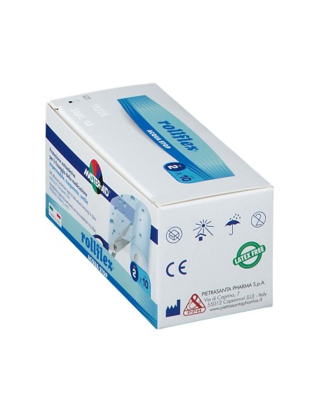 CEROTTO ADESIVO IMPERMEABILE MASTER-AID ROLLFLEX ACQUASTOP 2X10