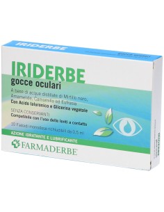 IRIDERBE GOCCE OCULARI MONODOSI 10 FLACONCINI DA 0,5ML