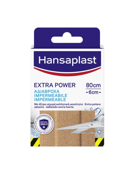CEROTTO IN STRISCIA HANSAPLAST EXTRAPOWER 80CMX6CM 8 PEZZI