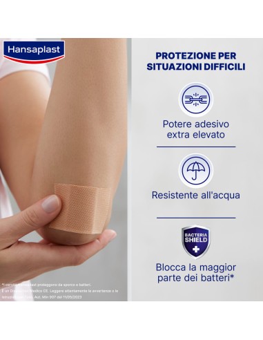 CEROTTO IN STRISCIA HANSAPLAST EXTRAPOWER 80CMX6CM 8 PEZZI