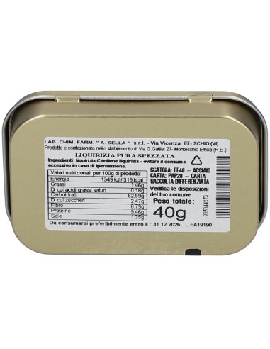 LIQUIRIZIA PURA SPEZZATA 40 G