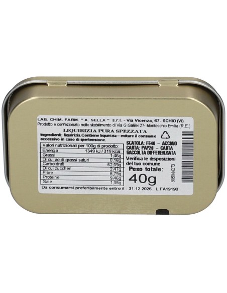 LIQUIRIZIA PURA SPEZZATA 40 G