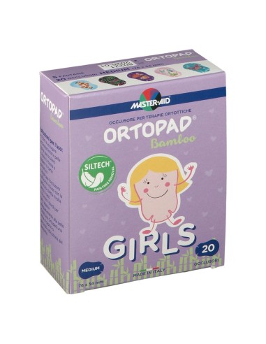 CEROTTO OCULARE PER ORTOTTICA ORTOPAD GIRLS M 5,4X7,6 20 PEZZI