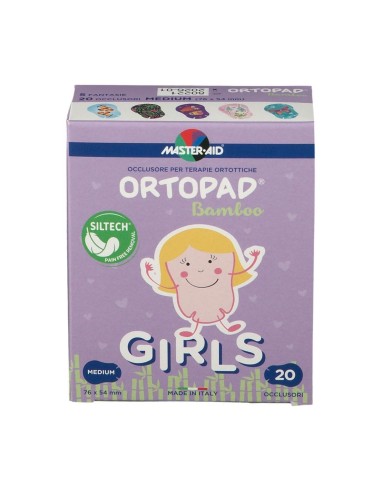 CEROTTO OCULARE PER ORTOTTICA ORTOPAD GIRLS M 5,4X7,6 20 PEZZI