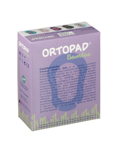 CEROTTO OCULARE PER ORTOTTICA ORTOPAD GIRLS M 5,4X7,6 20 PEZZI
