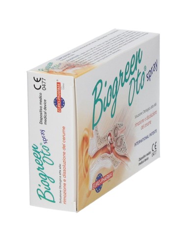 SOLUZIONE OTOLOGICA BIOGREEN OTO SPRAY RIMOZIONE E DISSOLUZIONE CERUME 13 ML
