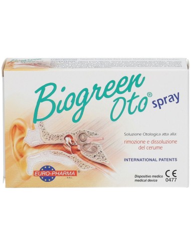 SOLUZIONE OTOLOGICA BIOGREEN OTO SPRAY RIMOZIONE E DISSOLUZIONE CERUME 13 ML
