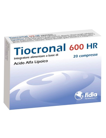 TIOCRONAL 600 HR 20 COMPRESSE