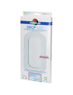 MEDICAZIONE COMPRESSA AUTOADESIVA DERMOATTIVA IPOALLERGENICA AERATA MASTER-AID DROP MED 10,5X18 5 PEZZI