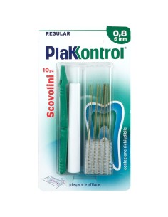 PLAKKONTROL MINIGRIP SCOVOLINO 0,8 MM 10 PEZZI