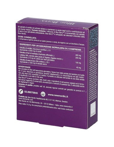BLUE BERRY 60 COMPRESSE