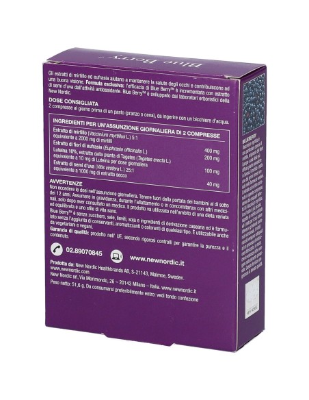 BLUE BERRY 60 COMPRESSE
