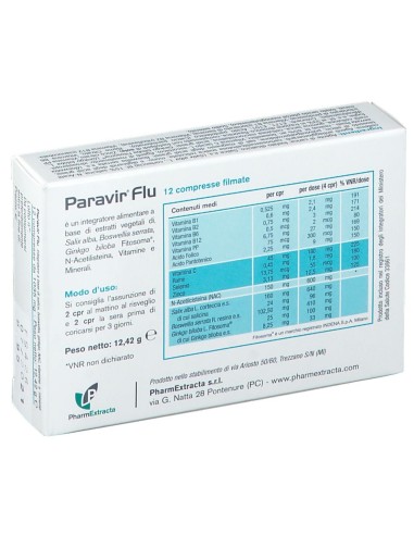 PARAVIR FLU 12 COMPRESSE FILMATE