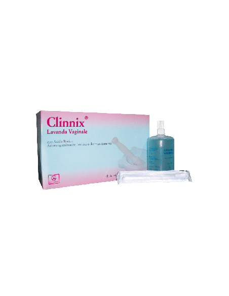 CLINNIX LAVANDA VAGINALE 4 FLACONI 140 ML + 4 CANNULE VAGINALI MONOUSO IN BLISTER