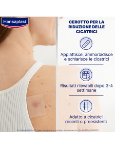 CEROTTO RIDUZIONE CICATRICI HANSAPLAST MED 21 PEZZI 2