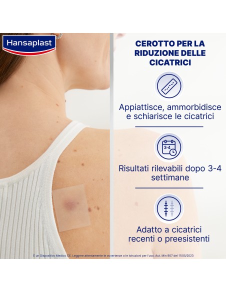 CEROTTO RIDUZIONE CICATRICI HANSAPLAST MED 21 PEZZI