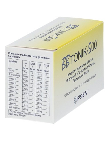 BBTONIK 500 10 FLACONI 10 ML
