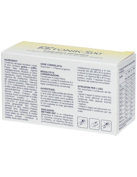 BBTONIK 500 10 FLACONI 10 ML