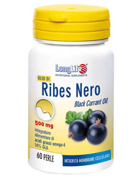 LONGLIFE OLIO RIBES NERO 60 PERLE DI GELATINA