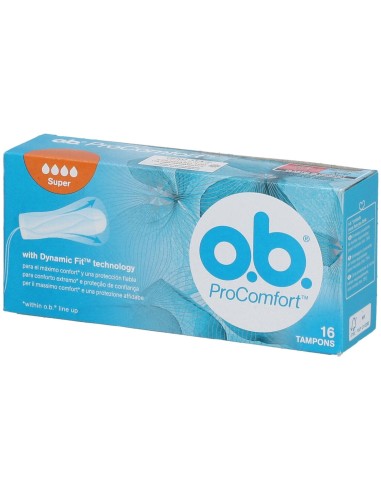 OB SUPER PRO COMFORT TAMPONI 16 PEZZI