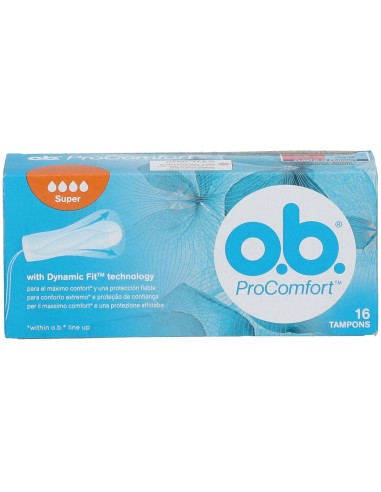 OB SUPER PRO COMFORT TAMPONI 16 PEZZI