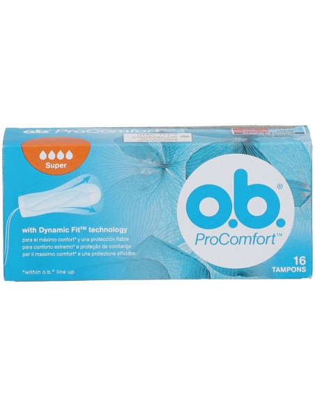 OB SUPER PRO COMFORT TAMPONI 16 PEZZI
